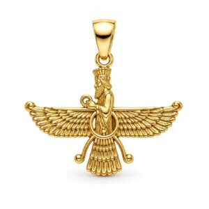 آویز طلا مدل فروهر