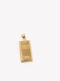 پلاک طلا شمش طرح کلاسیک 1001